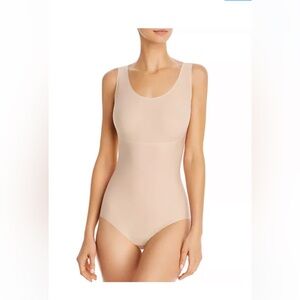 Spanx think light pants bodysuit white straps size large